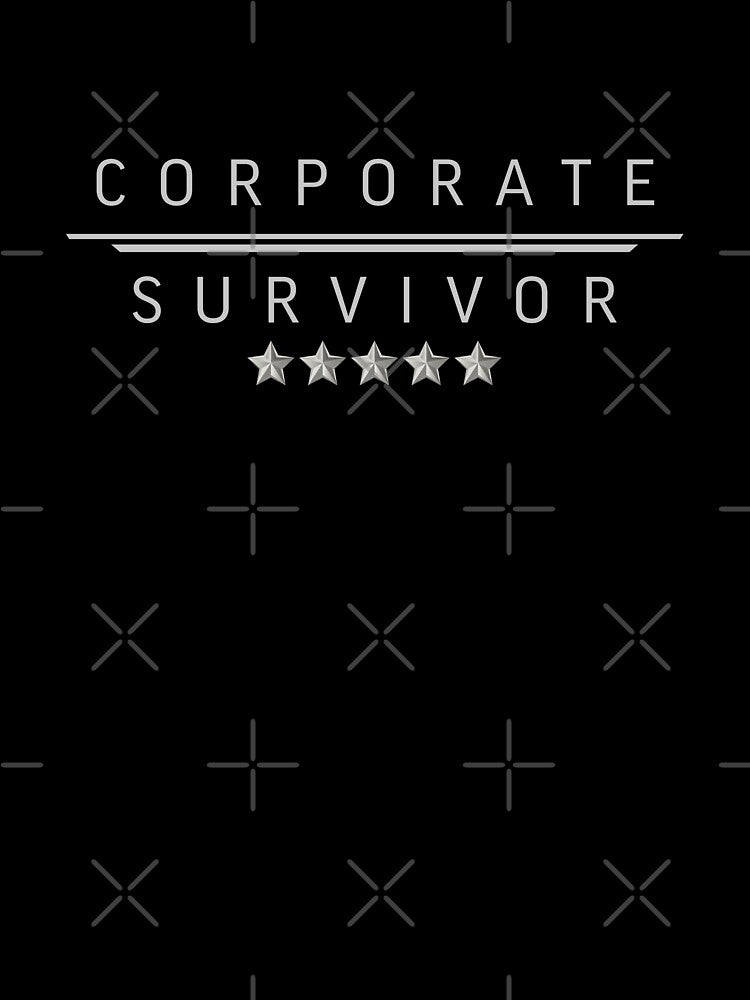 Corporate Survivor Shirt – Funny Office Humor Tee, Sarcastic Work Meme, Burnout Humor, Coworker Gift by GarySaik