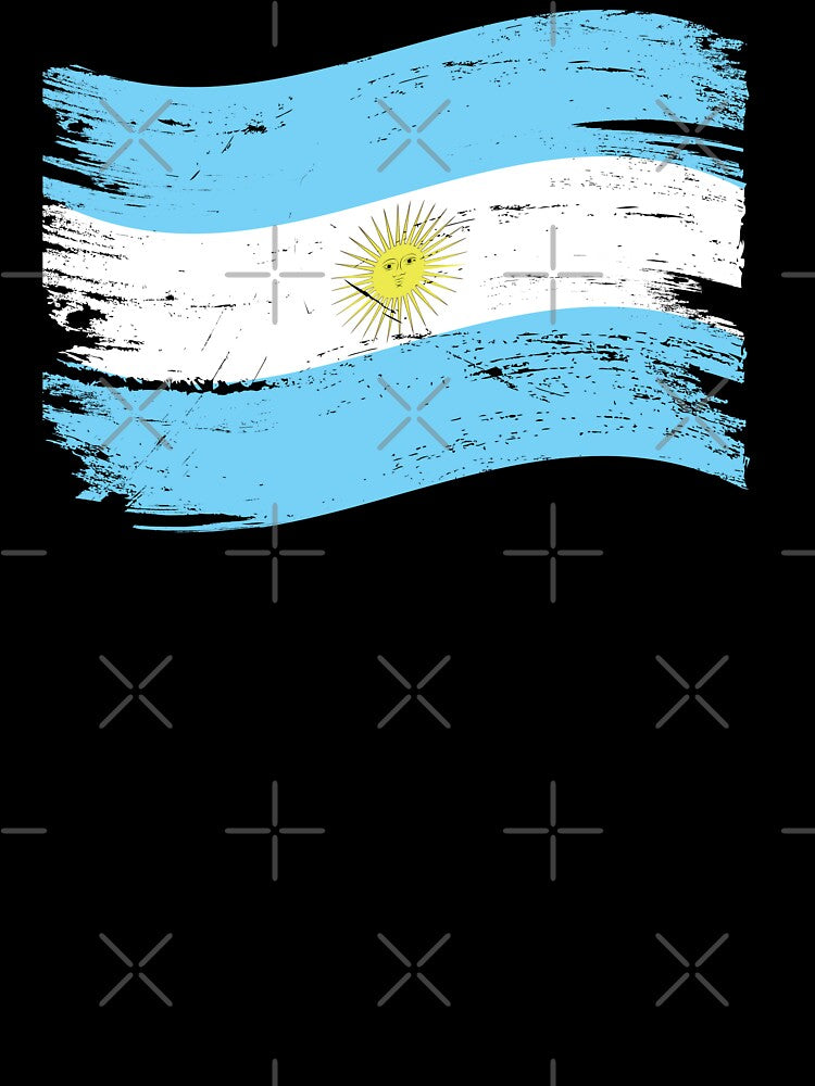 Vintage Flag of Argentina Football Soccer Lovers by Pexilus
