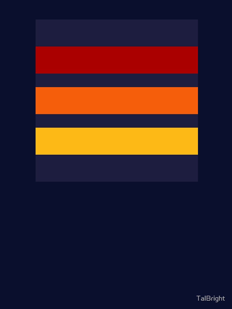 Retro vintage color stripes by TalBright