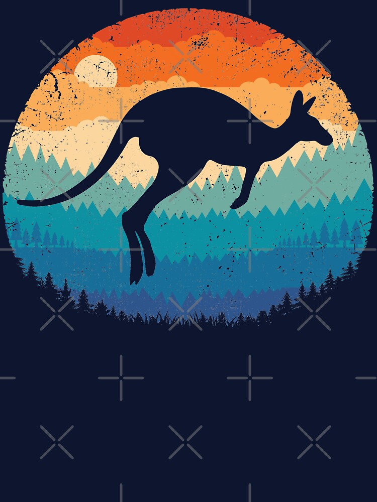 Retro Kangaroo by TigerTom Design