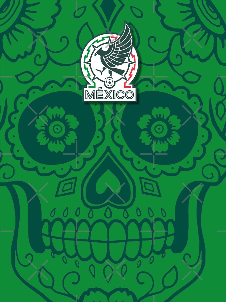 Mexico soccer team Catrina Soccer world cup - design for Mexican soccer fans - boys, girls, teens or adults by Fanaticos