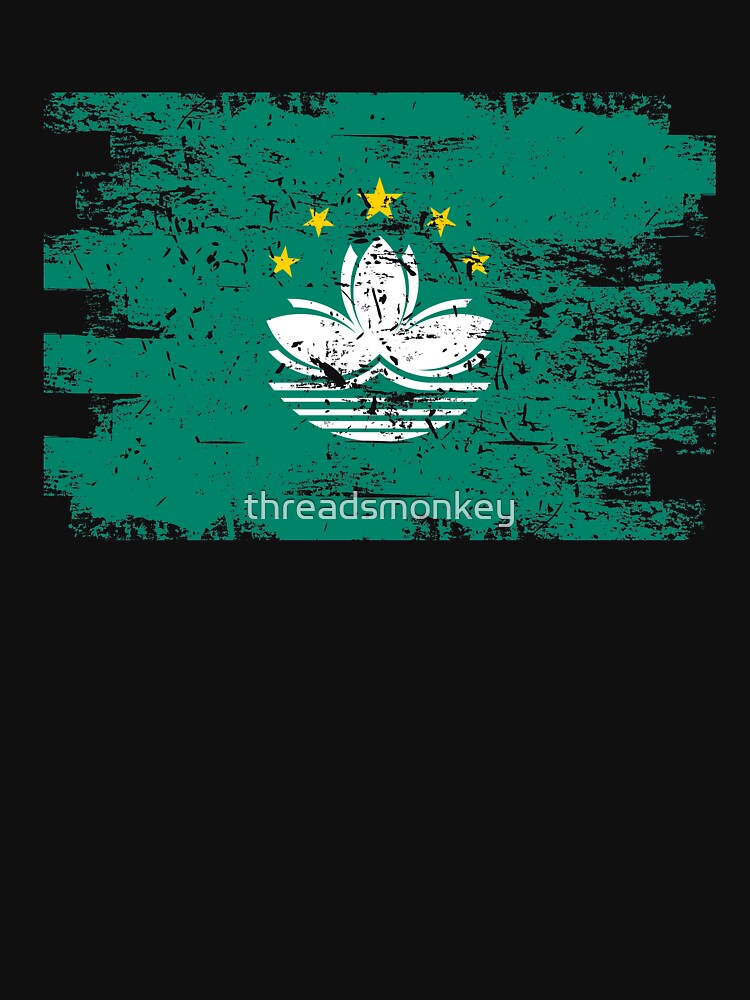 Macau Shirt Gift Country Flag Patriotic Travel Asia Light by threadsmonkey