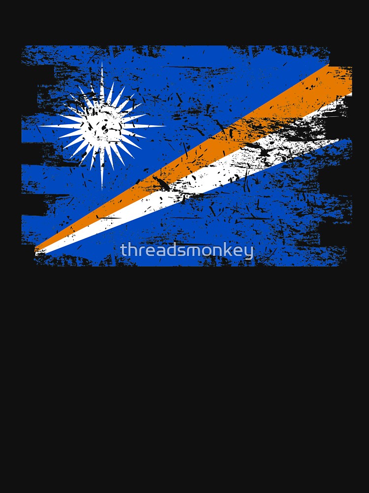 Marshall Islands Shirt Gift Country Flag Patriotic Travel Oceania Light by threadsmonkey