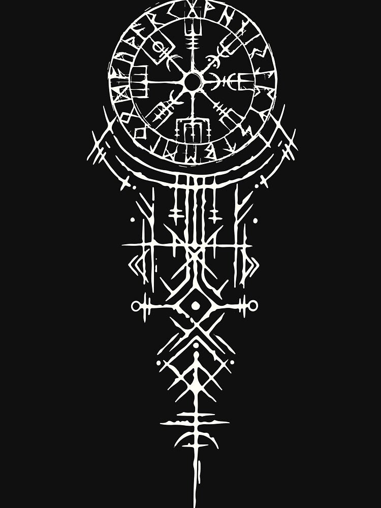 Vegvísir – Icelandic Magic Symbol by Ma7heus