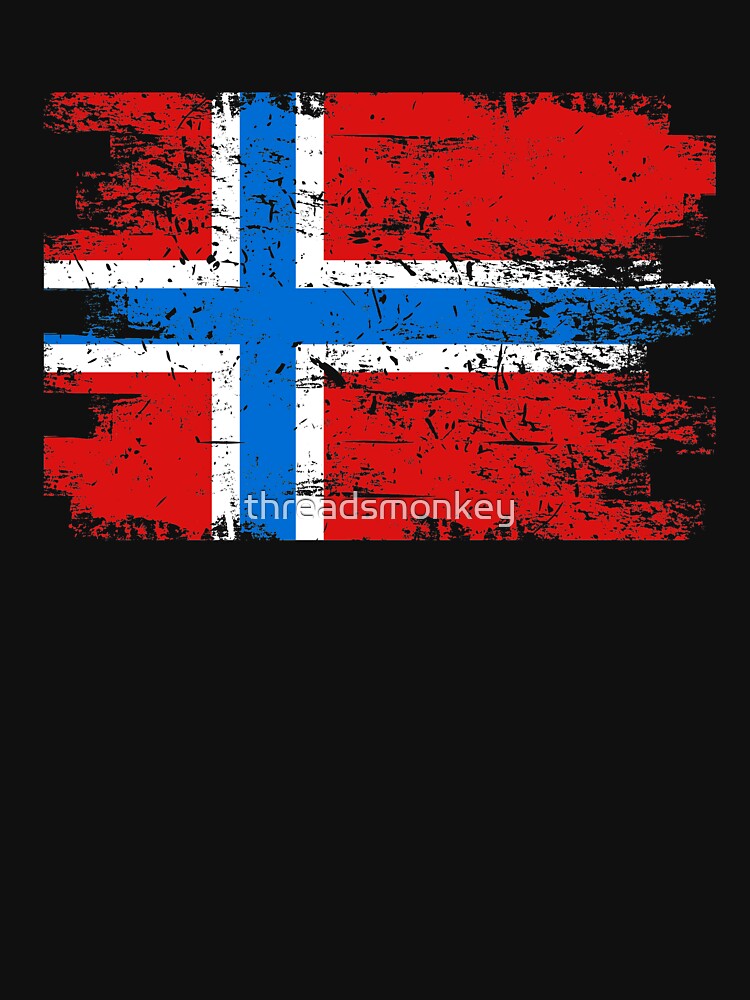 Norway Gift Country Flag Patriotic Travel Shirt Europe Light by threadsmonkey