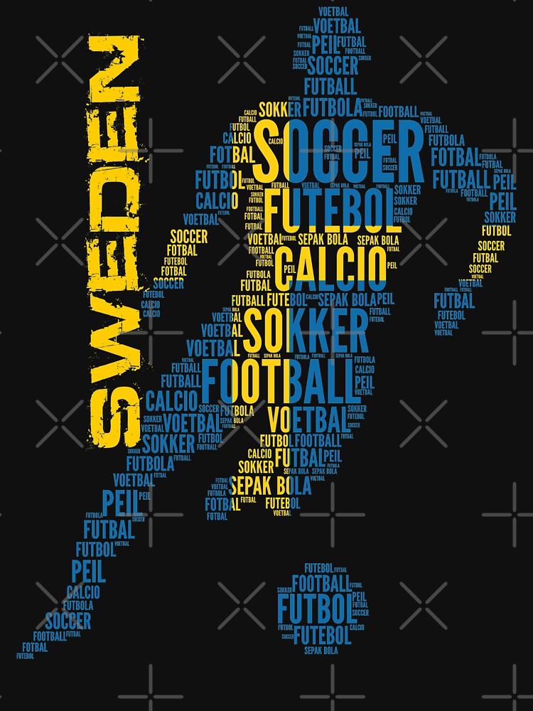 Sweden Soccer Typography by goodspy