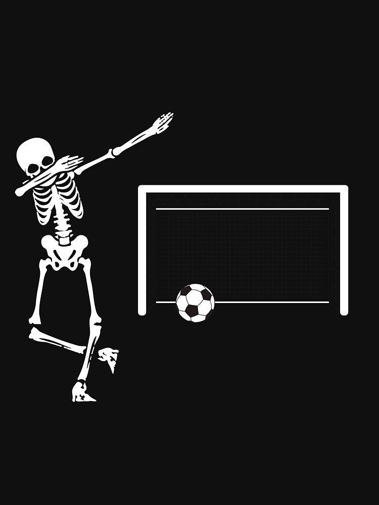 Dabbing Skeleton Soccer Dab Hip Hop Skull Gift by CreativeStrike