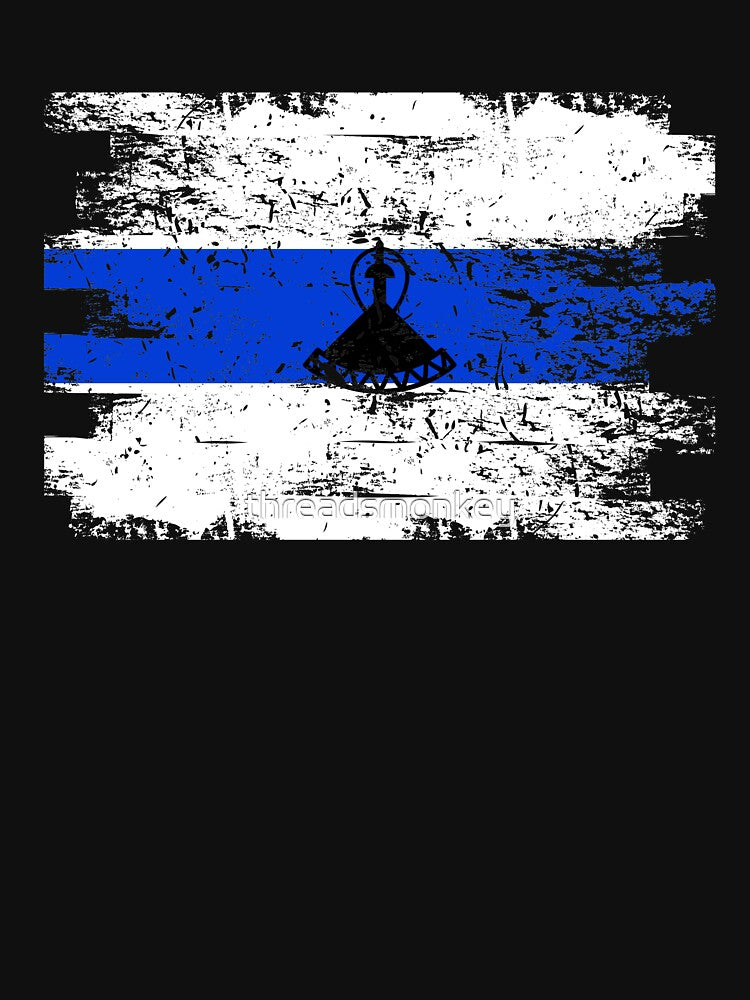 Lesotho Shirt Gift Country Flag Patriotic Travel Africa Light by threadsmonkey