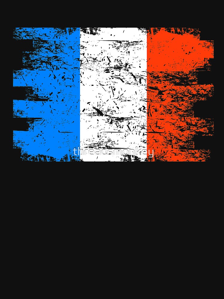 France Gift Country Flag Patriotic Travel Shirt Europe Light by threadsmonkey