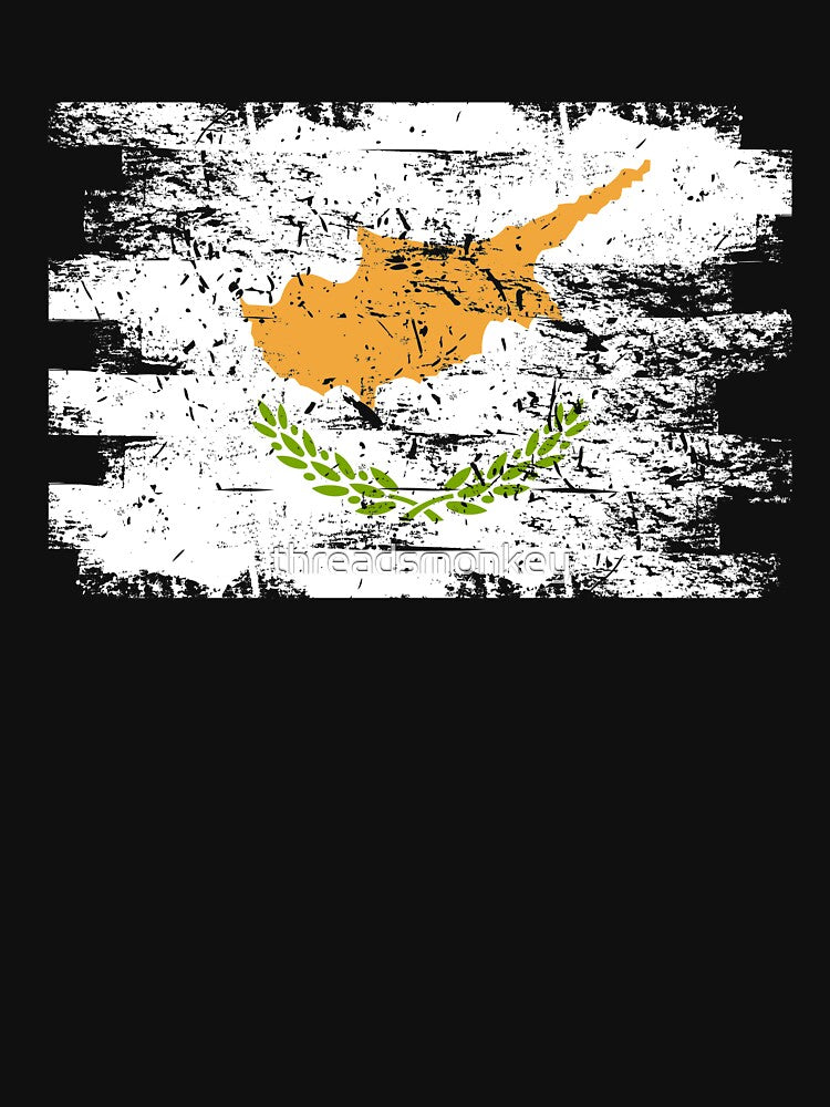 Cyprus Gift Country Flag Patriotic Travel Shirt Europe Light by threadsmonkey