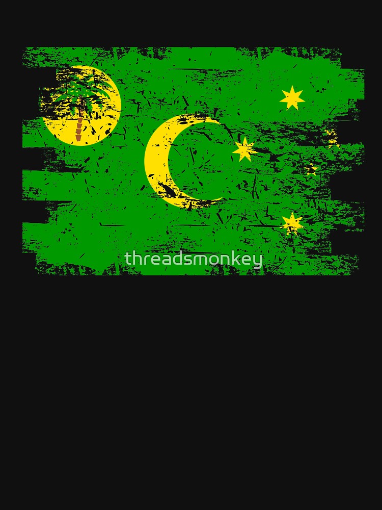 Cocos Islands Shirt Gift Country Flag Patriotic Travel Asia Light by threadsmonkey