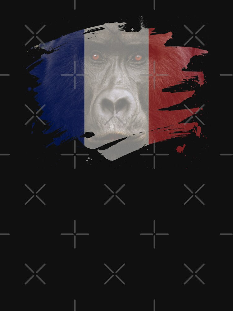 France Gorilla Flag by ockshirts