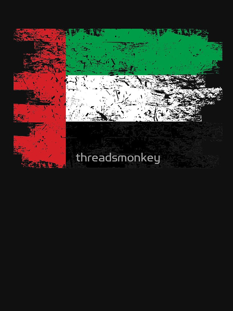 United Arab Emirates Shirt Gift Country Flag Patriotic Travel Asia Light by threadsmonkey