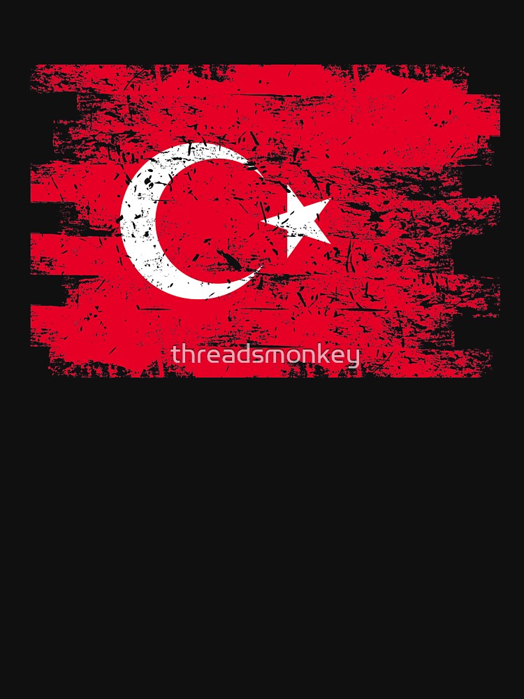 Turkey Gift Country Flag Patriotic Travel Shirt Europe Light by threadsmonkey