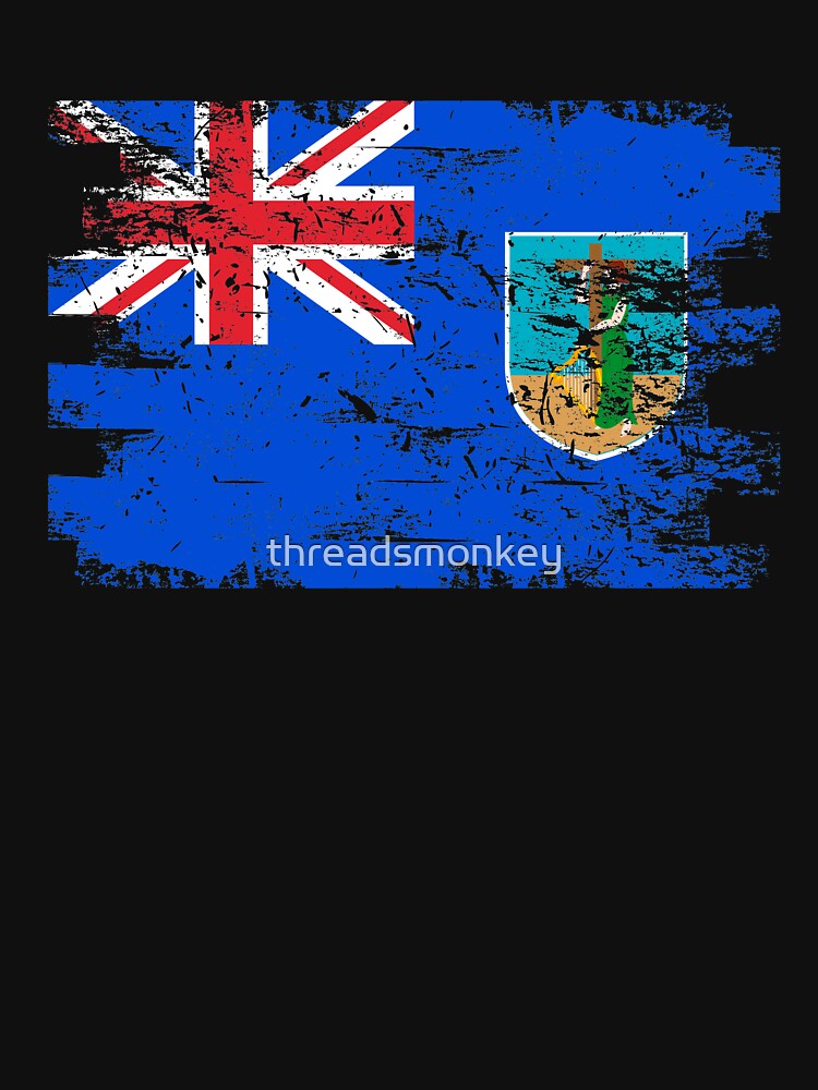 Montserrat Flag Gift Country Patriotic Travel Shirt Americas Light by threadsmonkey