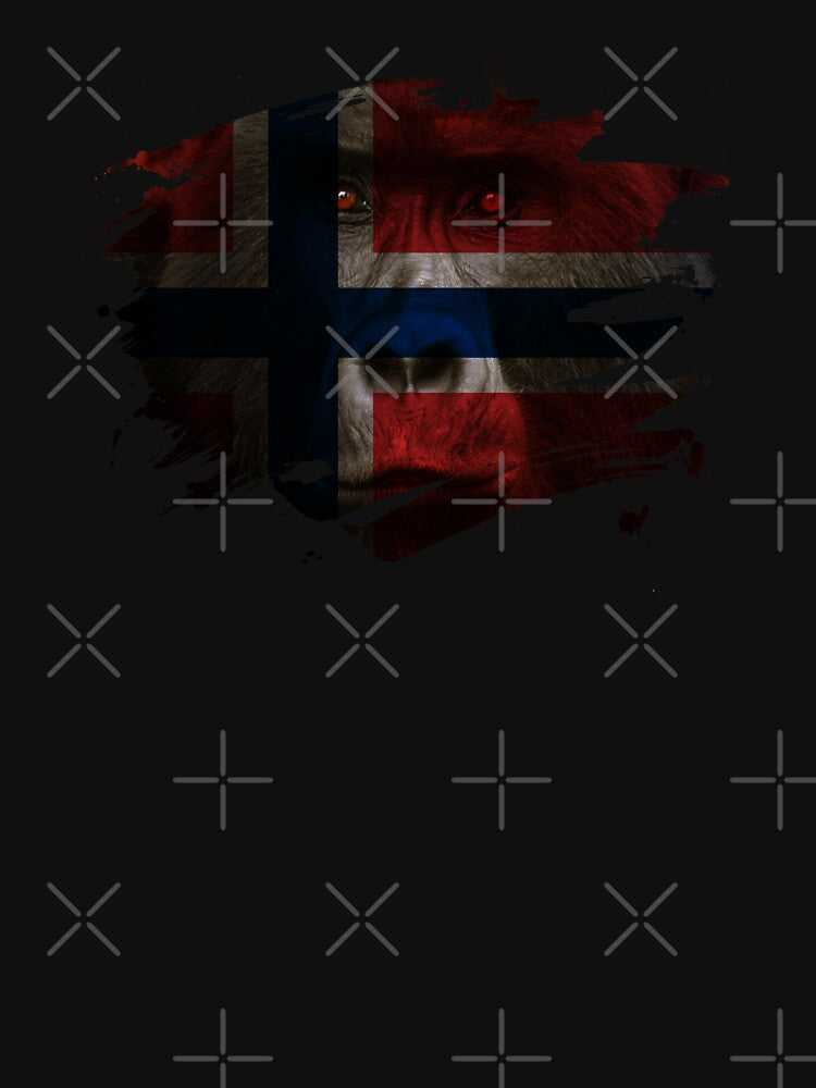 Norway Gorilla Flag by ockshirts