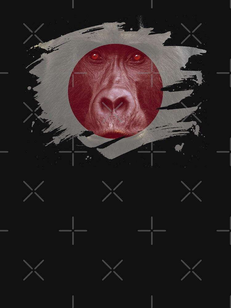 Japan Gorilla Flag by ockshirts
