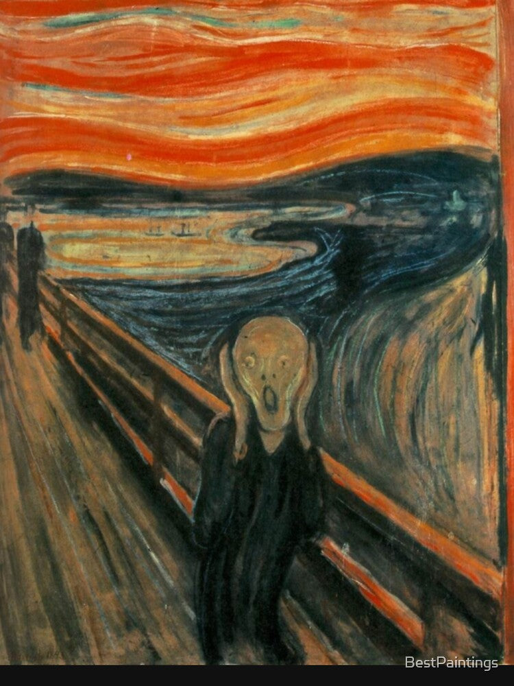 The Scream by Edvard Munch by BestPaintings