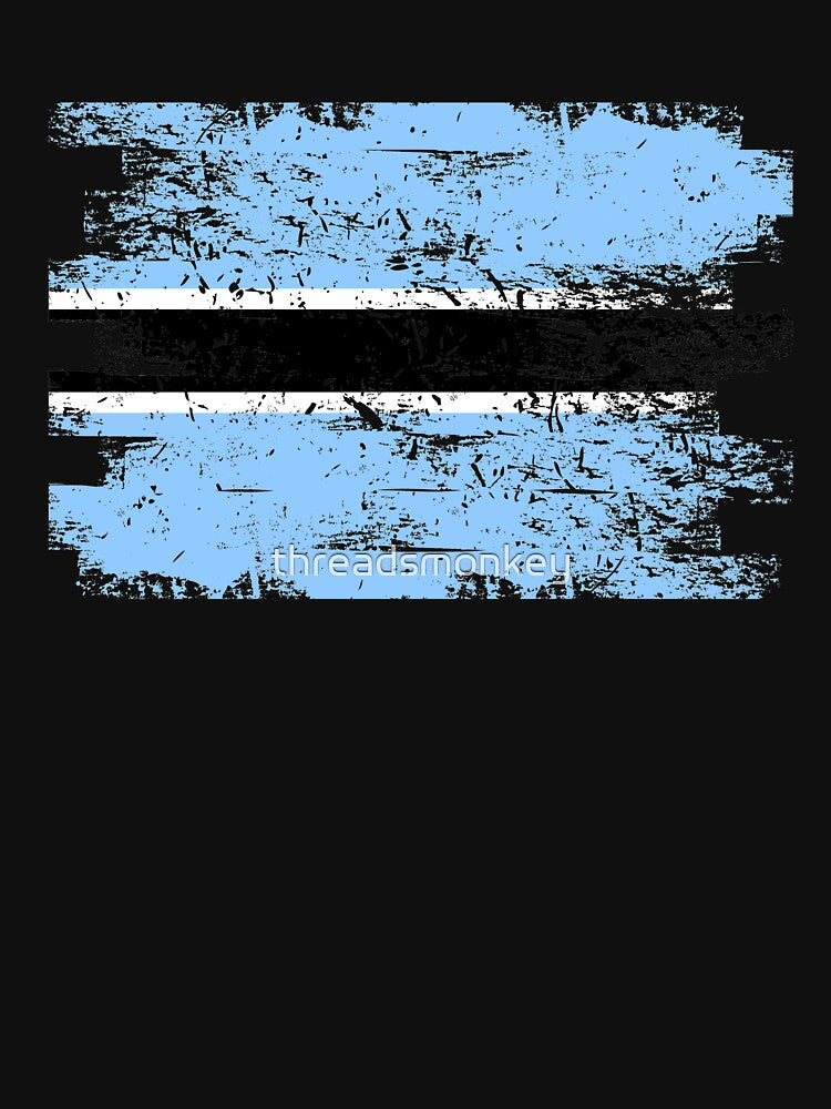 Botswana Shirt Gift Country Flag Patriotic Travel Africa Light by threadsmonkey