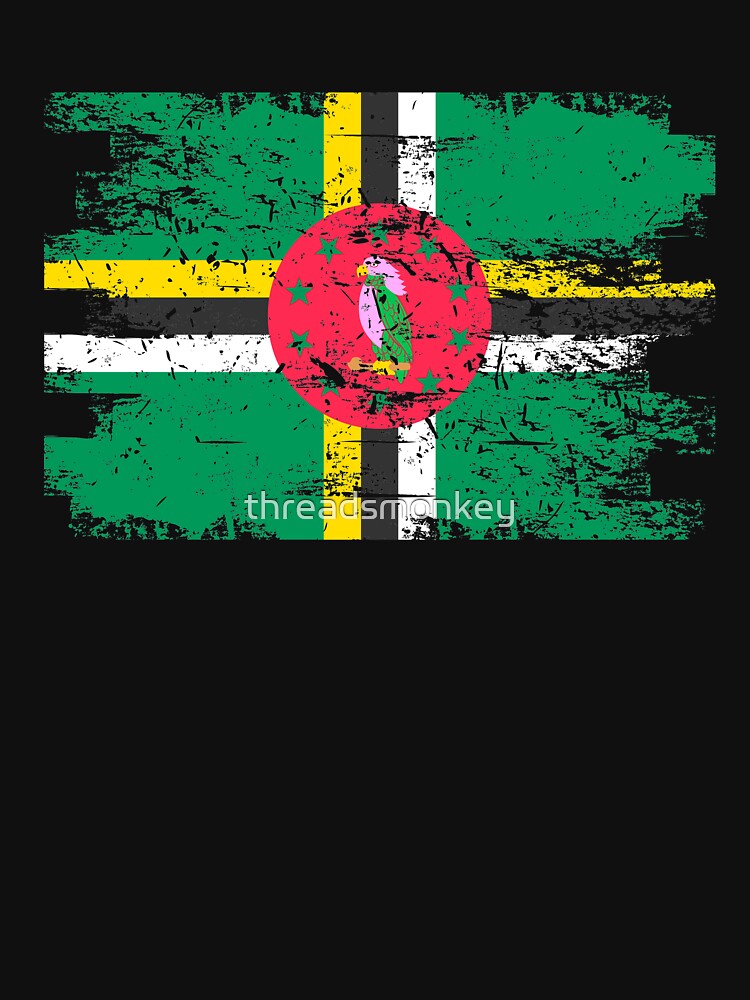 Dominica Flag Gift Country Patriotic Travel Shirt Americas Light by threadsmonkey