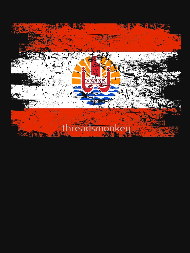 French Polynesia Shirt Gift Country Flag Patriotic Travel Oceania Light by threadsmonkey