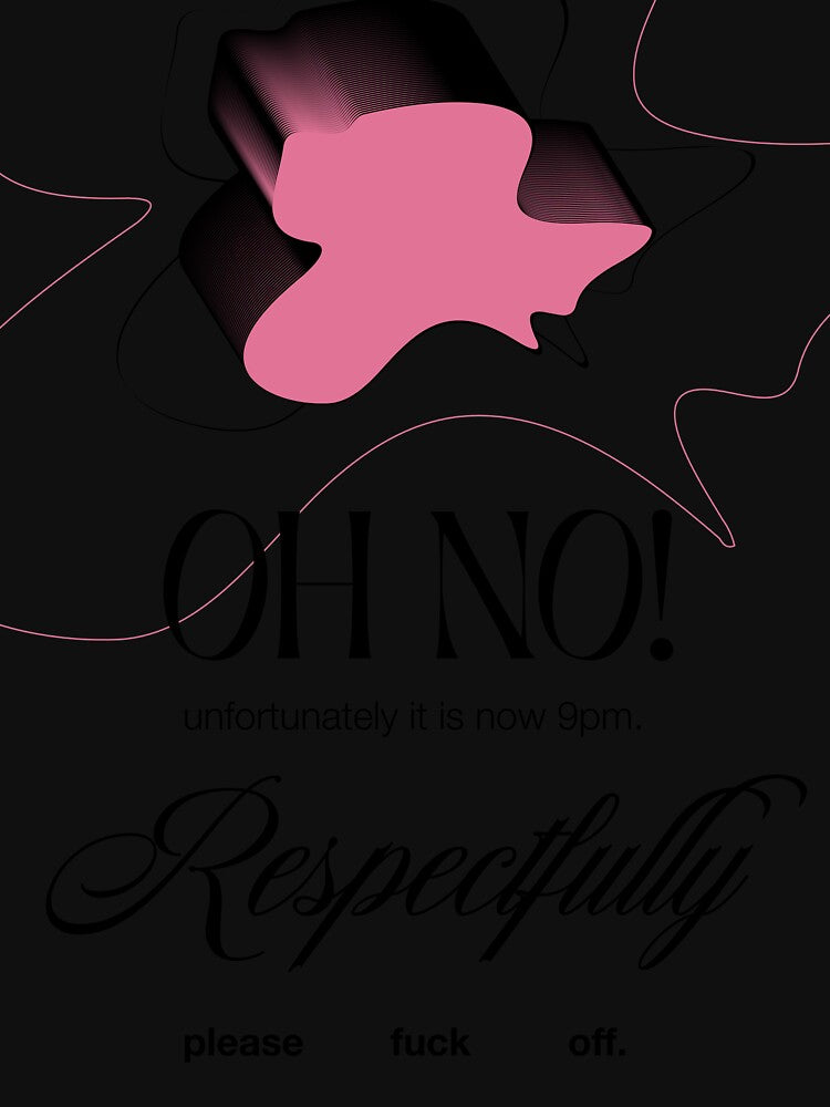 OH NO! (pink) | Cerulean Creative by Cerulean Creative