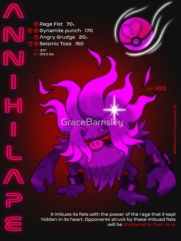 Annihilape by GraceBarnsley