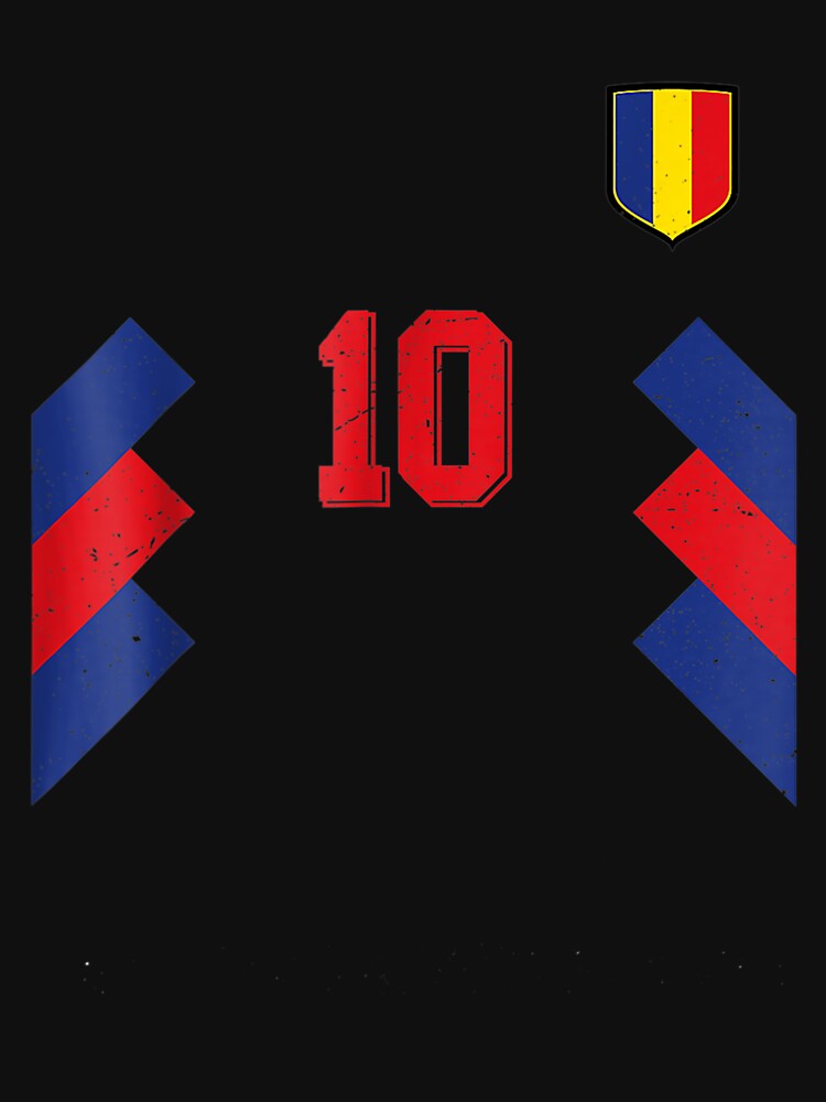 Retro Romania Soccer Jersey Romanian Football by scirarmav