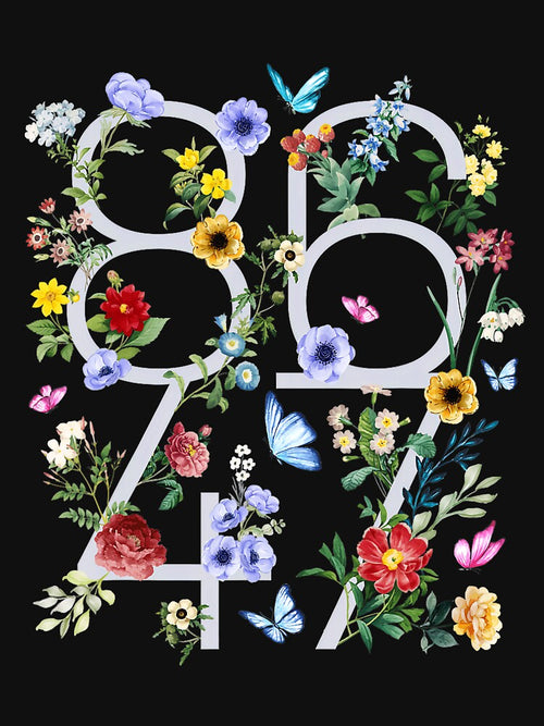 8647 Subtle Anti Trump For Men, For Women, Floral Boho Style Gift by edicdarn