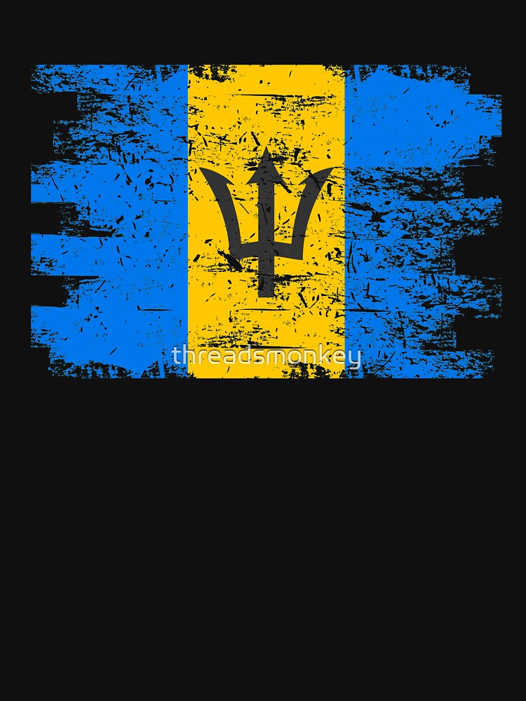 Barbados Flag Gift Country Patriotic Travel Shirt Americas Light by threadsmonkey