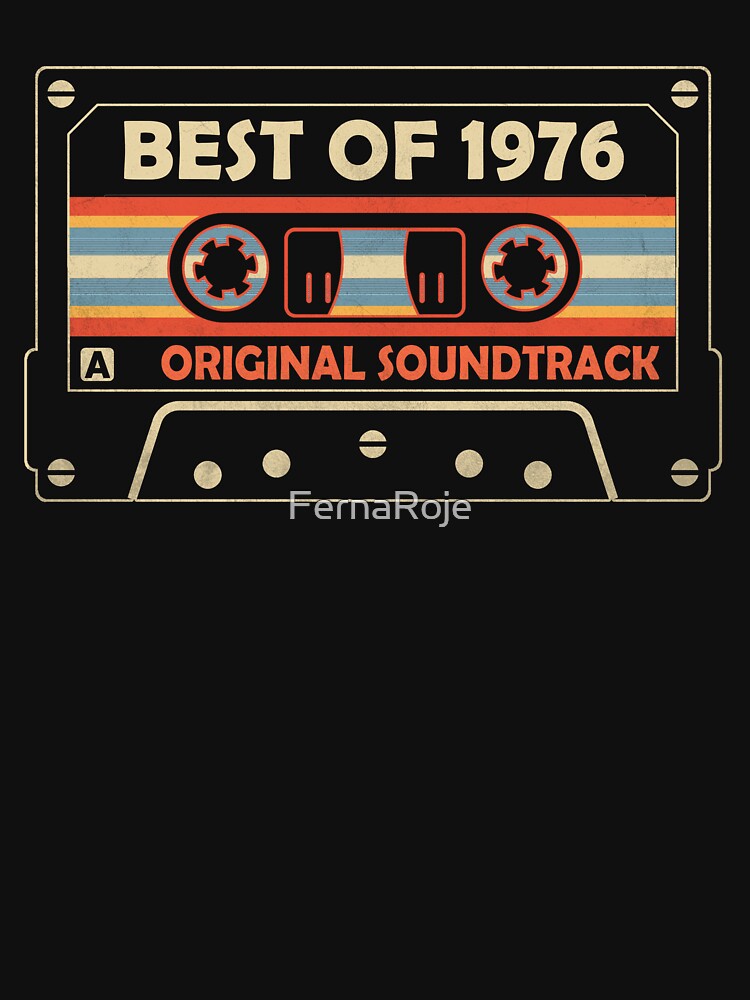 50th Birthday Best of 1976 Cassette Tape Vintage for Gift by FernaRoje