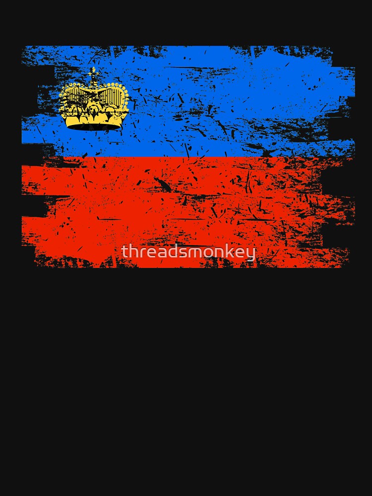 Liechtenstein Gift Country Flag Patriotic Travel Shirt Europe Light by threadsmonkey