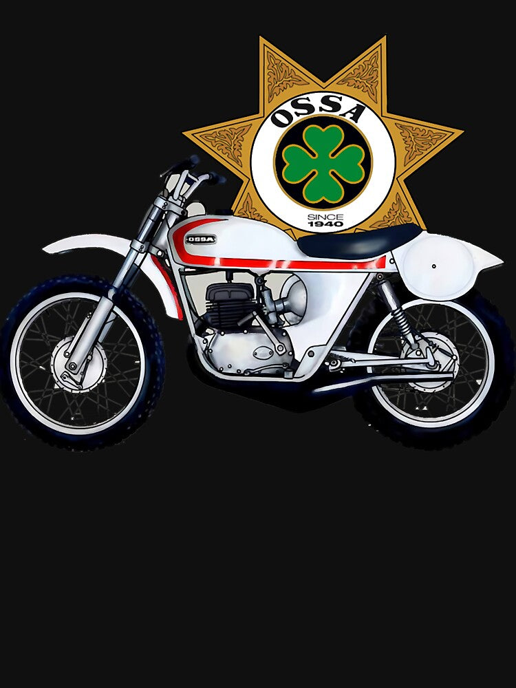 Ossa Vintage Motorcycle by yasukobeulah1u