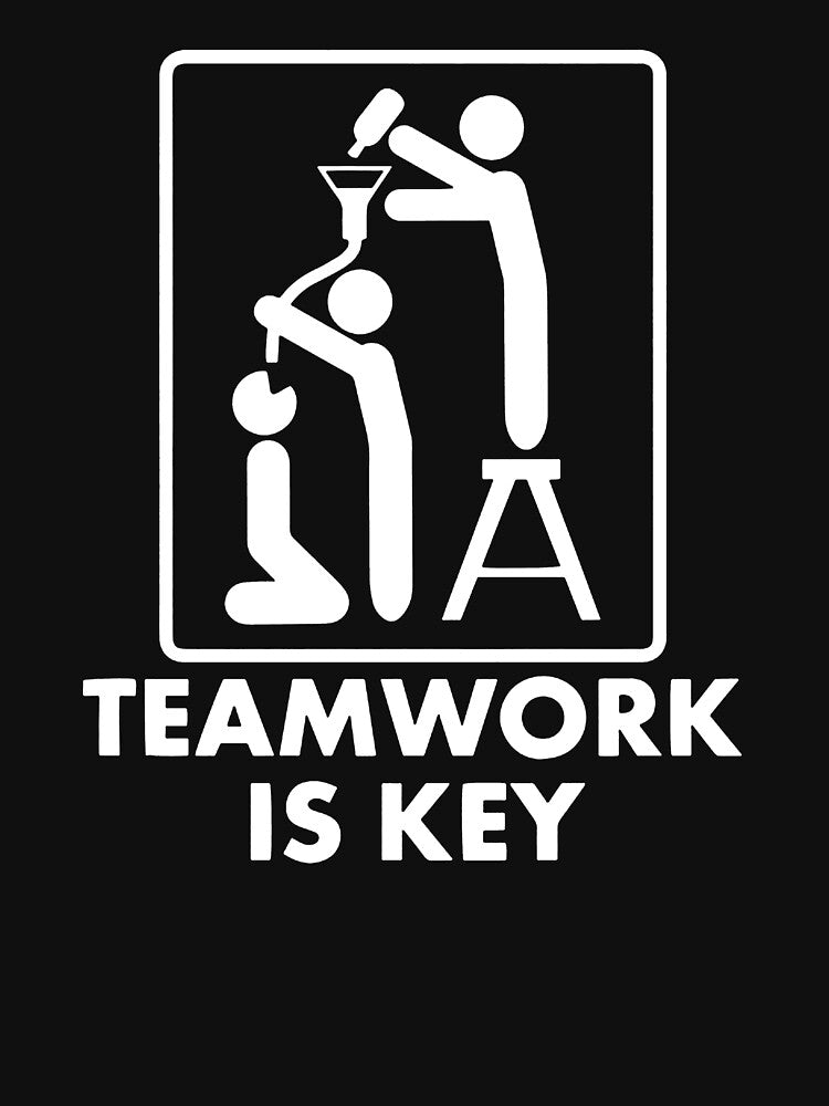 Beer Drinking - Teamwork Is Key by clickmostro
