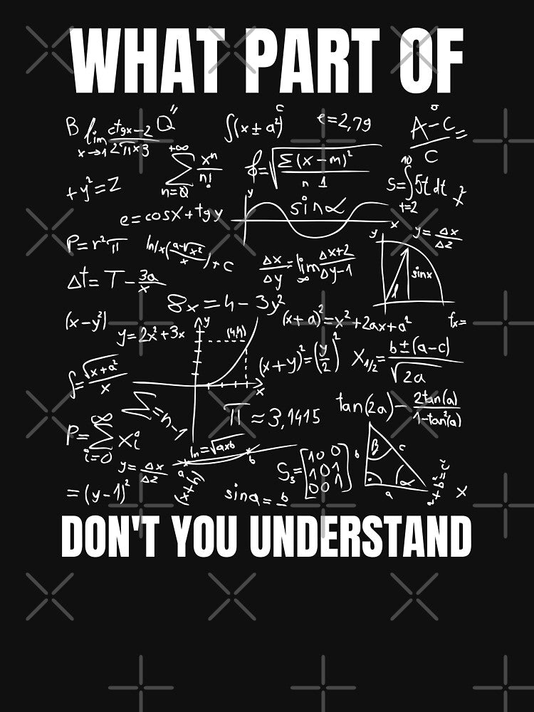 What part of you don't understand - Math Meme by MohitJain1109