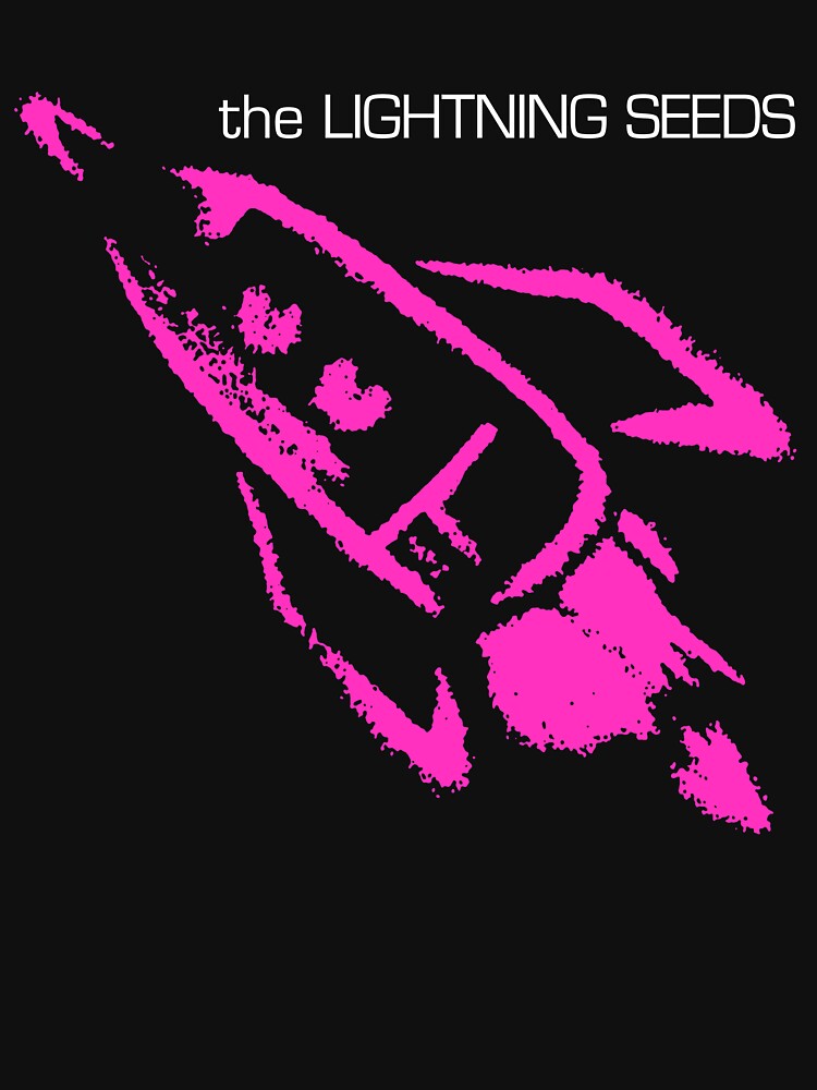 The Lightning Seeds, Pure, Sense, Life Of Riley, Jolification, vintage britpop remake by ElasticaShirts