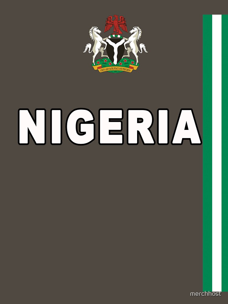 Nigerian Soccer Jersey Style Original by merchhost