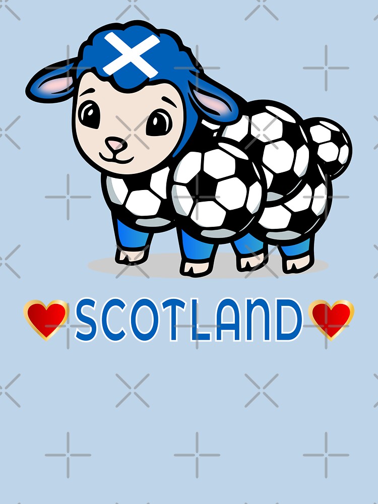 Scotland Sheep Football by minimalartstory