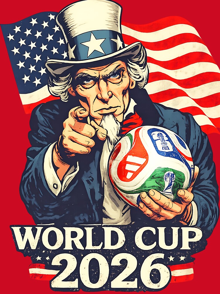 USA World Cup 2026 Uncle Sam Soccer by 07Saga01city