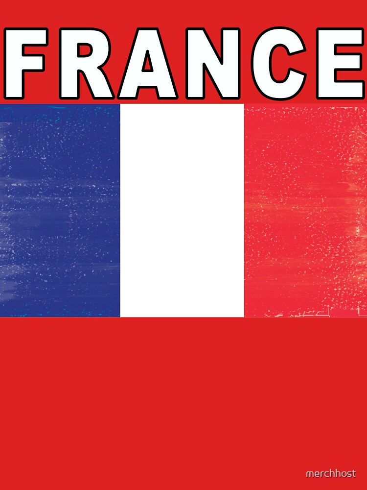 France Distressed Flag Sport Jersey Design by merchhost