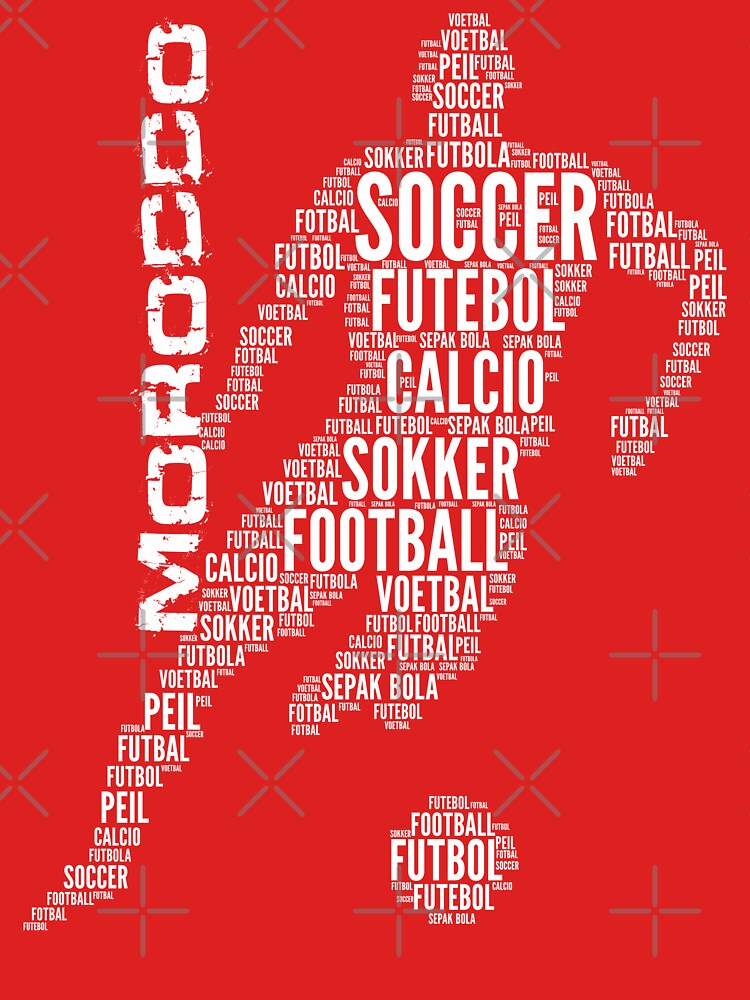 Morocco Football Typography by goodspy