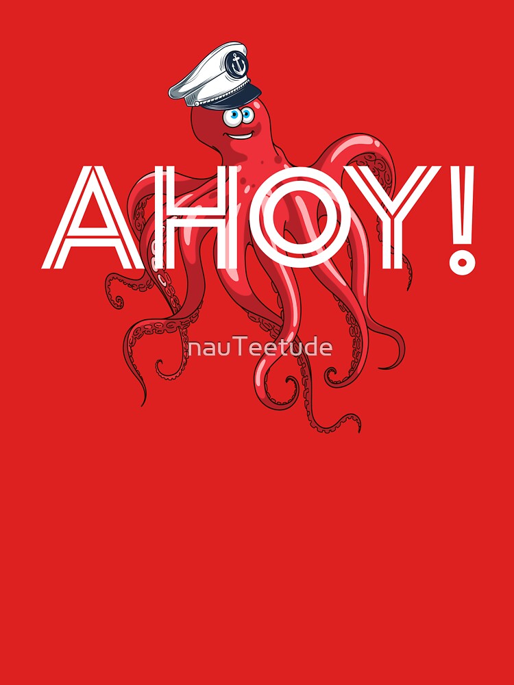 Ahoy Octopus Unisex Tee | Virgin Party shirt | nauTeetude by nauTeetude