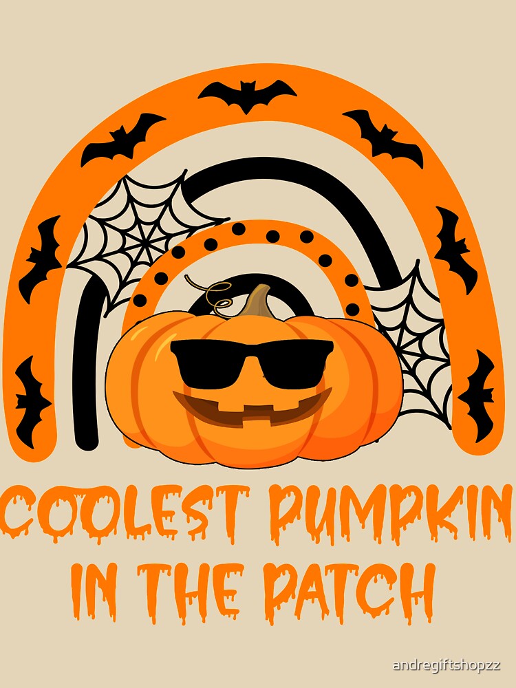 Kids Coolest Pumpkin In The Patch Halloween Boys Girls Men R SK by andregiftshopzz