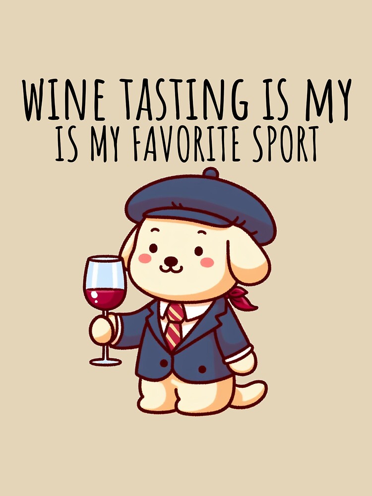 Wine Tasting Dog by LemuellTrends