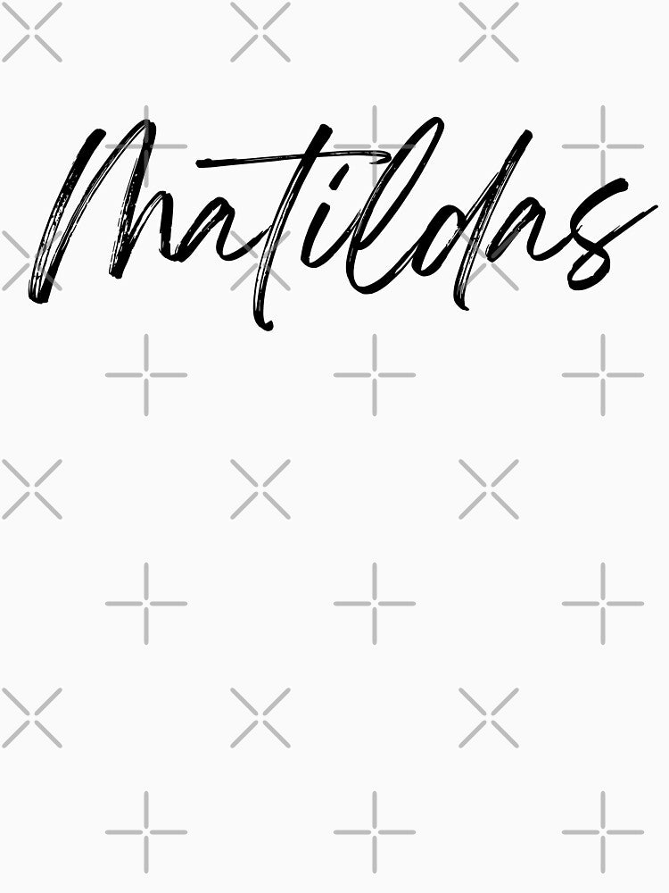 Matildas Typography by Penaroma
