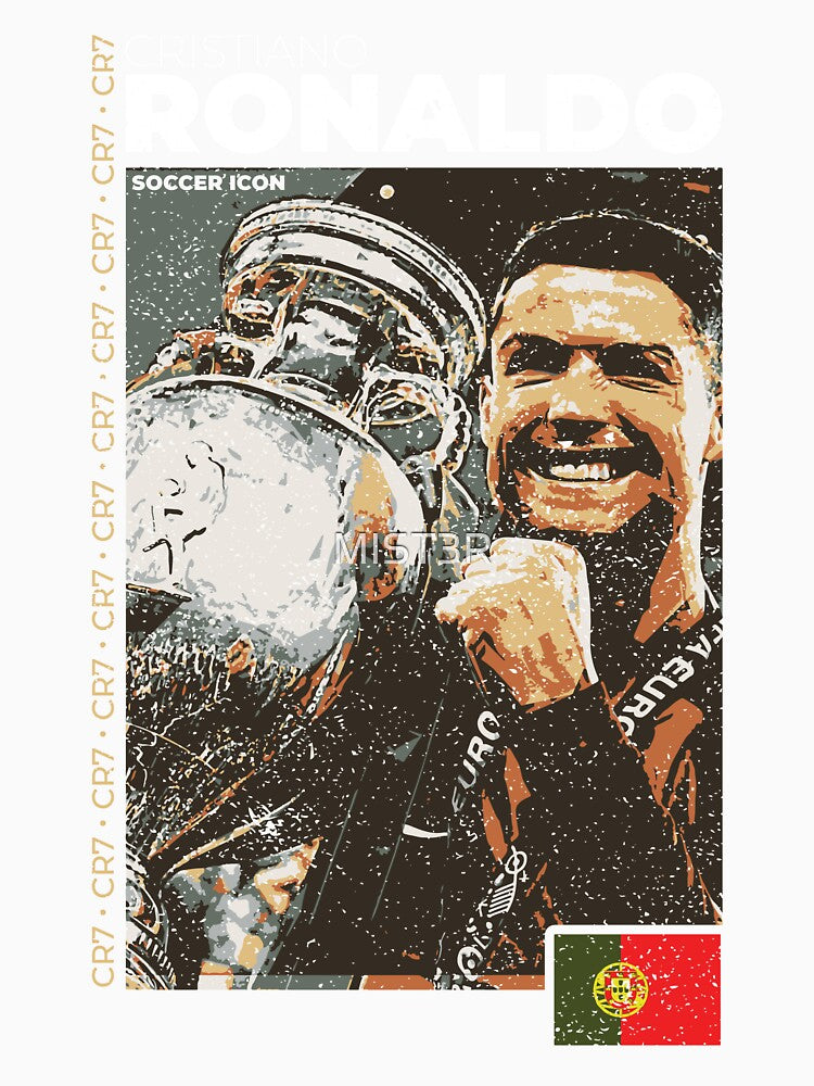 Cristiano Ronaldo - Street Art - Soccer Icons by MIST3R