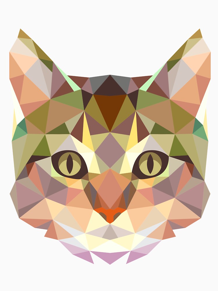Polygon Cat T-Shirt by AllStarMerch