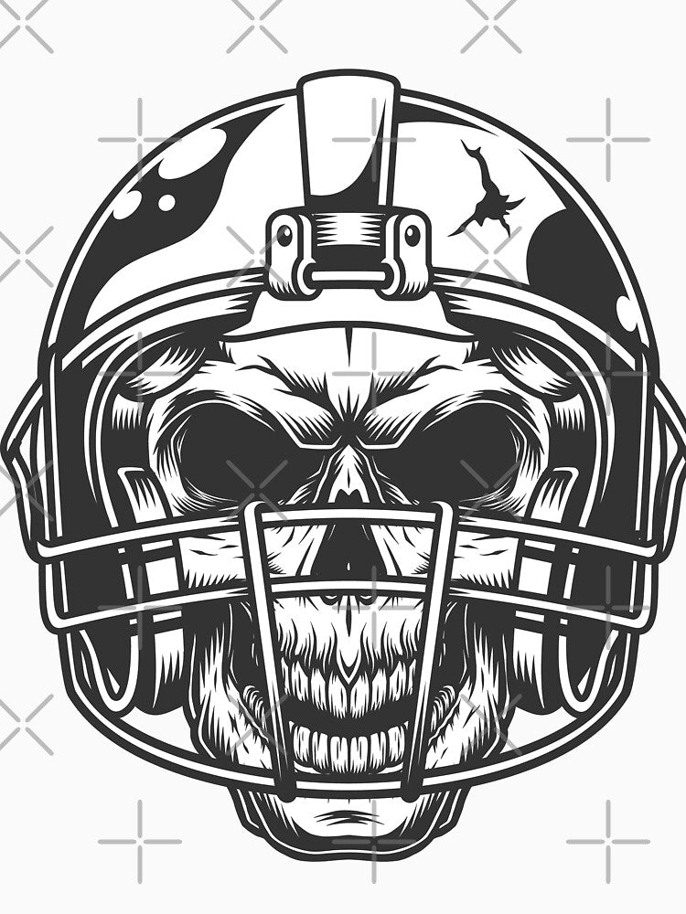 Football Skull by mrlazypl