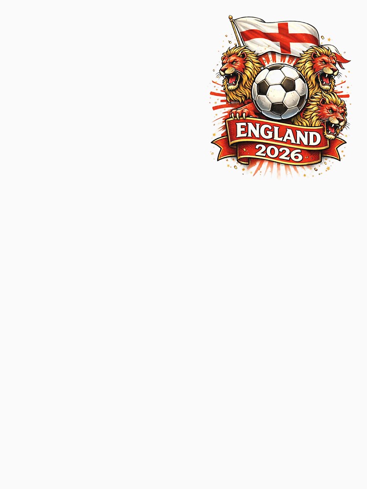 England 2026 vintage three lions fan shirt by ZEBBEDE - Minimal Streetwear