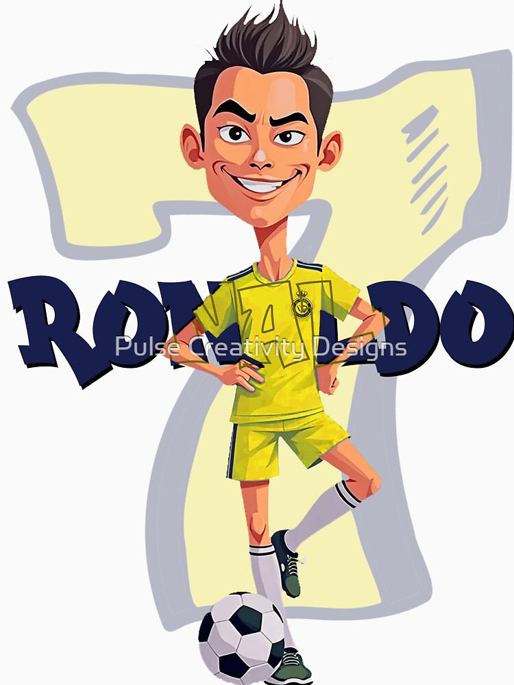 Ronaldo Cartoon Art by Pulse Creativity Designs